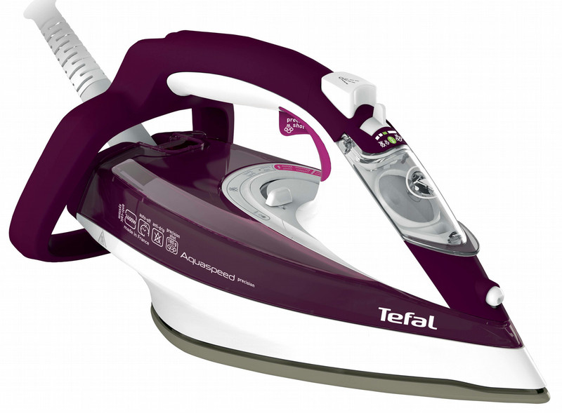 Tefal FV5545 Trocken- & Dampfbügeleisen Duriliumsohle 2600W Burgund Bügeleisen