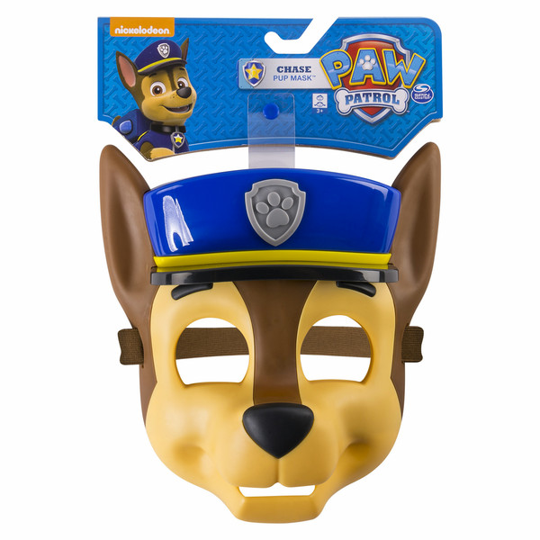 Paw Patrol Pup Mask Chase Gesichtsmaske Kind Schwarz, Blau, Braun, Grau