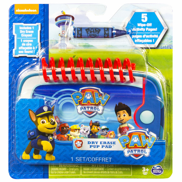 Paw Patrol Dry Erase Pup Pad Синий, Красный, Белый kids' dry erase board/pad