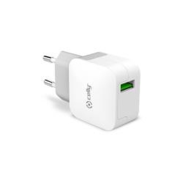 Celly TCUSBTURBO Indoor White mobile device charger