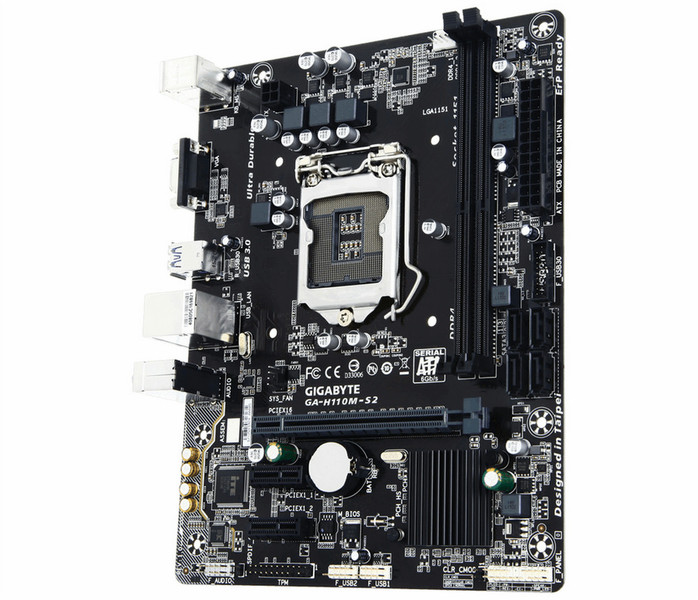 Gigabyte GA-H110M-S2 Intel H110 LGA1151 Micro ATX Motherboard