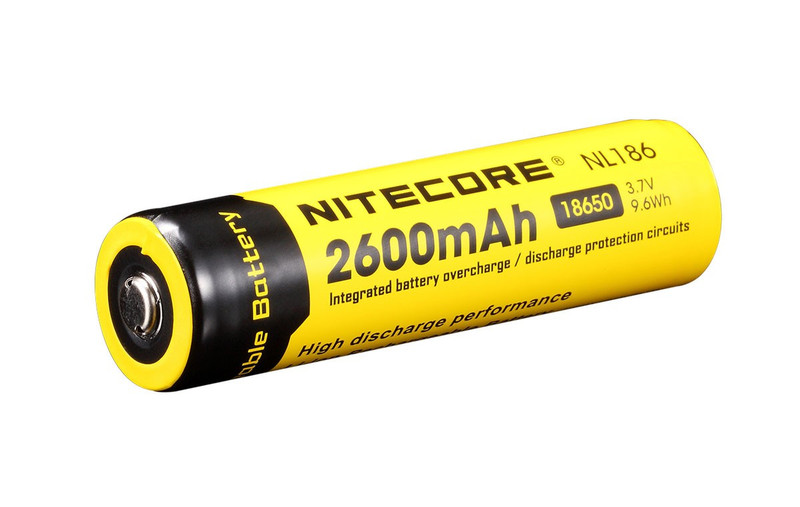 Nitecore NL186 Lithium-Ion 2600mAh 3.7V rechargeable battery