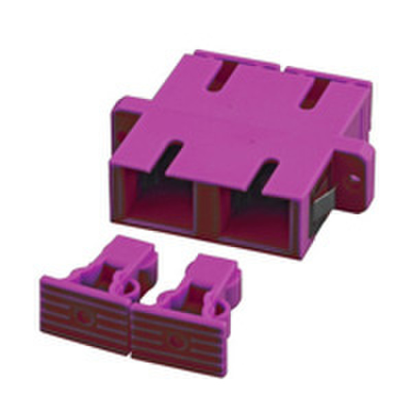 Value 21.99.0605 SC/SC 1pc(s) Violet fiber optic adapter