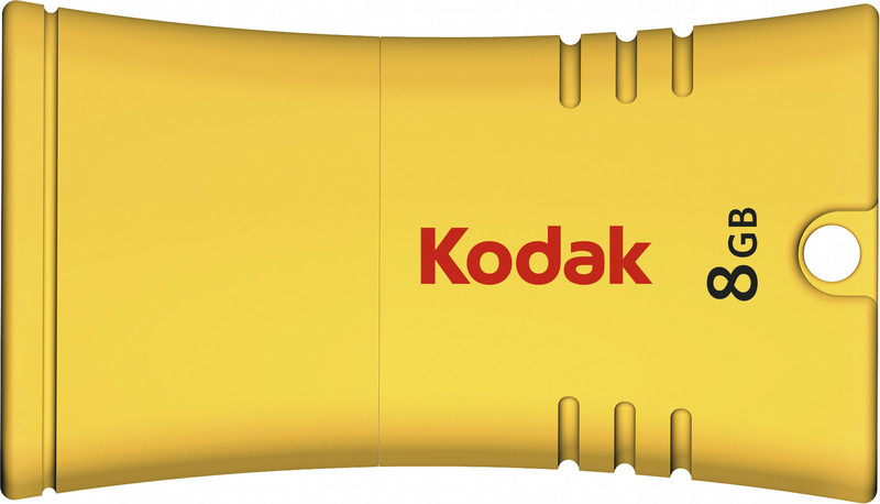 Kodak K400 8GB 8ГБ USB 2.0 Type-A Желтый USB флеш накопитель