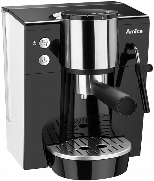 Amica CT3011 Espresso machine 1.5л Черный, Нержавеющая сталь кофеварка