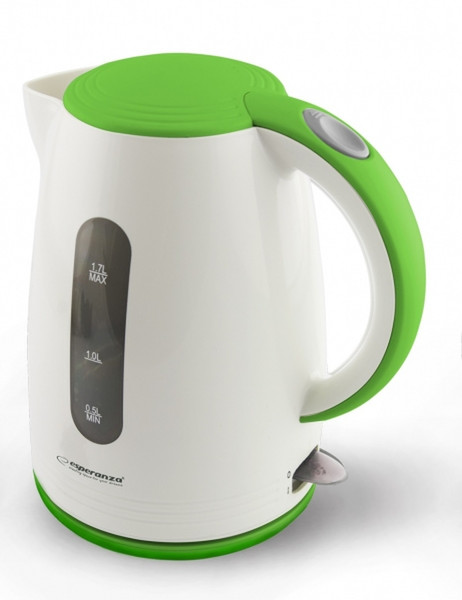 Esperanza EKK002G 1.7л 2200Вт Зеленый, Белый электрический чайник
