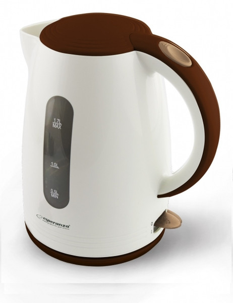 Esperanza EKK002N 1.7L 2200W Brown,White electrical kettle