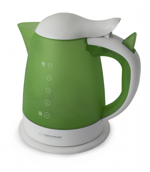 Esperanza EKK005G 1.7л 2200Вт Зеленый, Белый электрический чайник