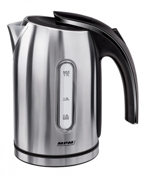 MPM MCZ-27M 1.7L 2200W Black,Stainless steel electrical kettle