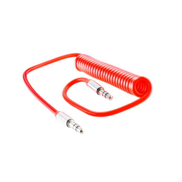Acteck RT-0210 1m 3.5mm 3.5mm Rot Audio-Kabel