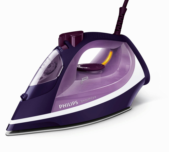 Philips GC3584/30 Dry & Steam iron SteamGlide soleplate 2600W Violet,White iron