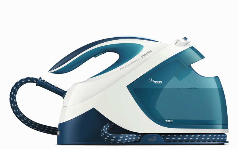 Philips GC8713/20 Dry & Steam iron SteamGlide Plus soleplate 2600W Blue,White iron