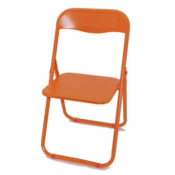 Casa Collection 0033128 Обеденный Жесткое сиденье Жесткая спинка Металл Оранжевый уличный стул