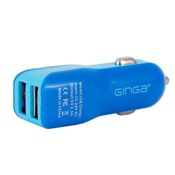 Ginga GIN16PCC2P-AA Авто Синий зарядное для мобильных устройств