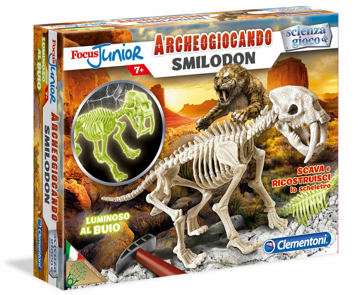 Clementoni 13185 Paläontologie Wissenschafts-Bausatz & -Spielzeug für Kinder