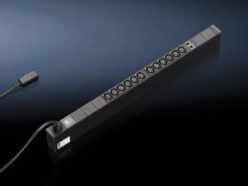 Rittal DK 7955.410 28AC outlet(s) Black power distribution unit (PDU)