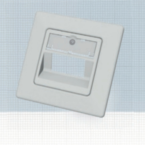 EasyLan CKVDUSL2R White switch plate/outlet cover