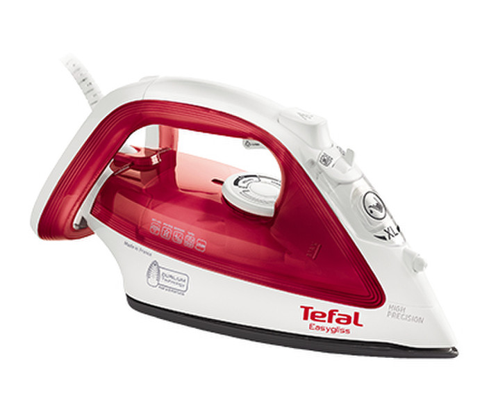 Tefal EasyGliss FV3922E0 Dampfbügeleisen 2300W Rot, Weiß Bügeleisen