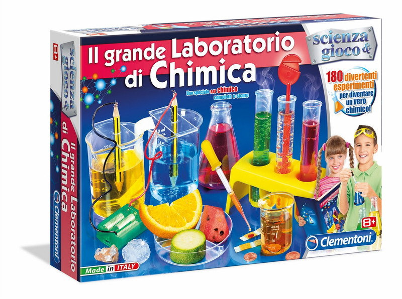 Clementoni 13912 Chemie Experimentier-Set Wissenschafts-Bausatz & -Spielzeug für Kinder