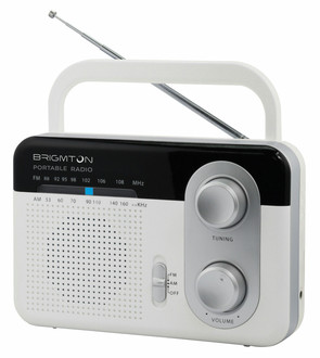 Brigmton BT-250-B Portable Black,Grey,White