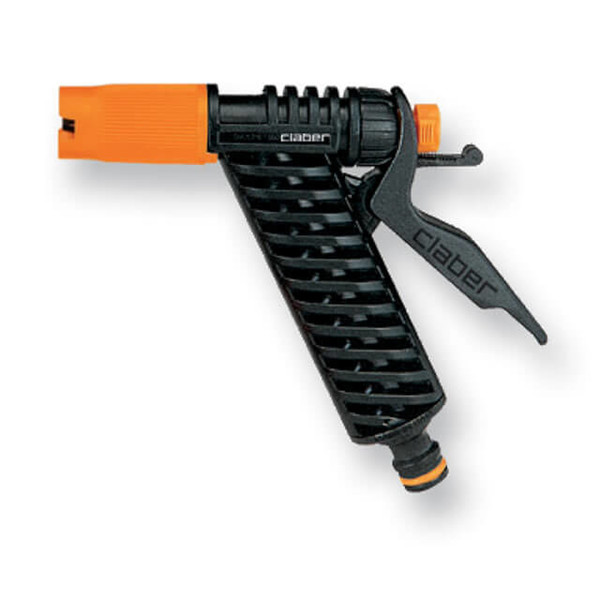 Claber 8757 Garden water spray gun Acrylonitrile butadiene styrene (ABS) Black,Orange garden water spray gun nozzle