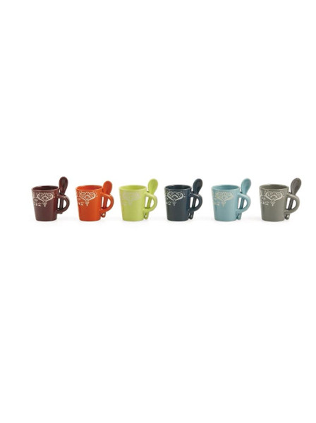 Villa D’este Home 2409797 Multicolour Coffee 6pc(s) cup/mug