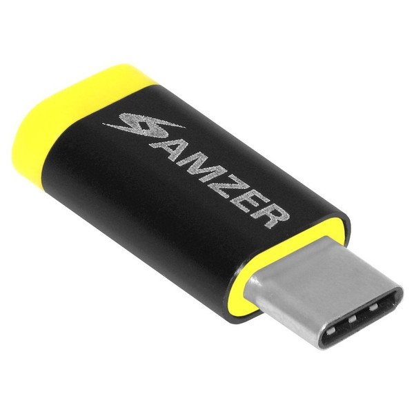 Amzer AMZ97938 USB Type-C Micro-USB Черный, Желтый кабельный разъем/переходник