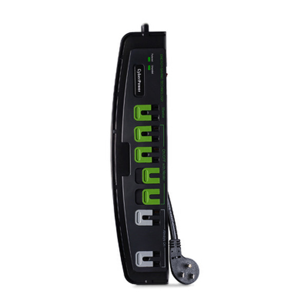 CyberPower P705G 7AC outlet(s) 125V 1.5m Black surge protector