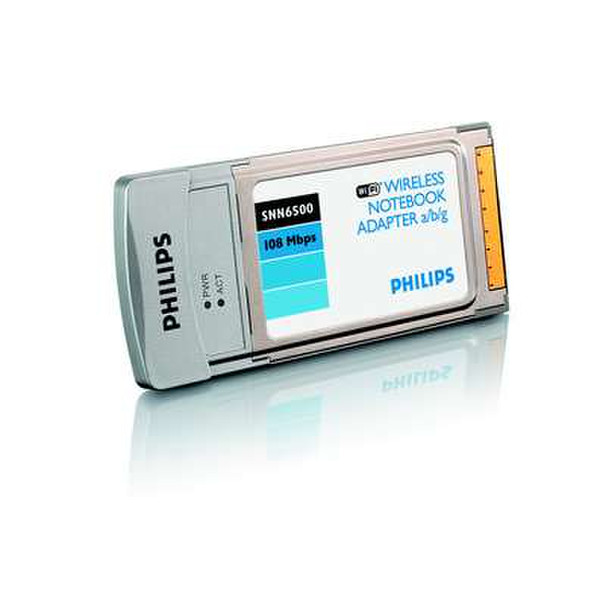 Philips 11a/b/g True Turbo Wireless Notebook Adapter interface cards/adapter