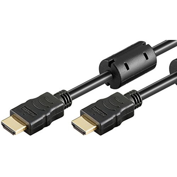 Ewent EW-130109-020-N-P 2м HDMI HDMI Черный HDMI кабель