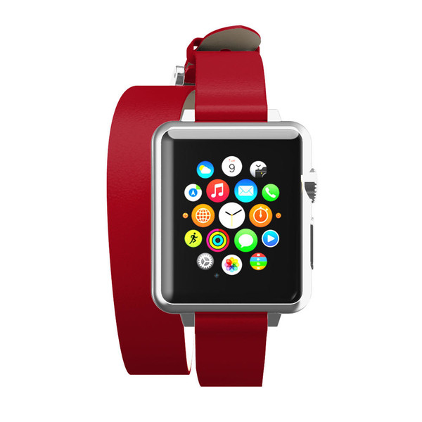 Incipio Reese Double Wrap Band Red Leather
