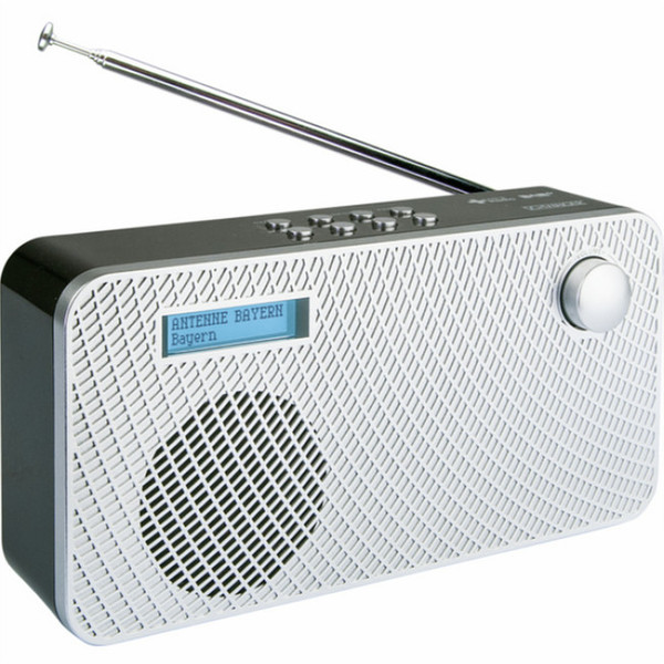 Schwaiger DAB FM Radio Tragbar Analog Schwarz, Grau Radio