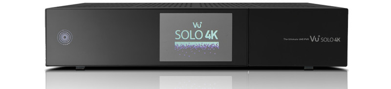 Vu+ Solo 4K Кабель, Спутник Full HD Черный приставка для телевизора