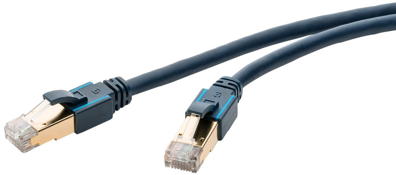 ClickTronic 79959 2м Cat6a S/FTP (S-STP) Черный сетевой кабель