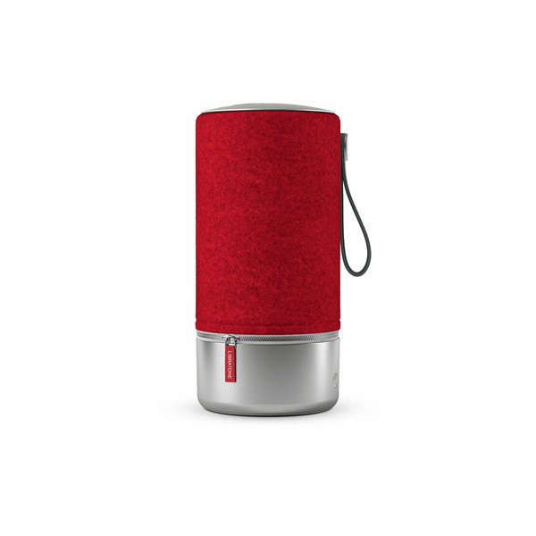 Libratone ZIPP Copenhagen Mono portable speaker 100W Cylinder Red,Silver