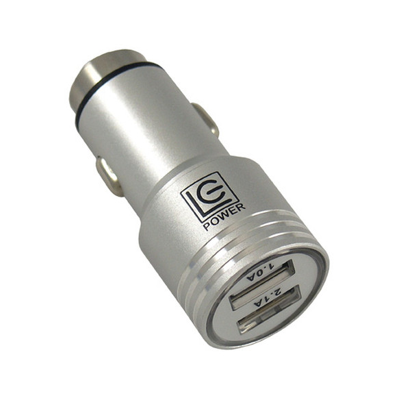 LC-Power LC-USB-CAR-ALU Авто Алюминиевый зарядное для мобильных устройств