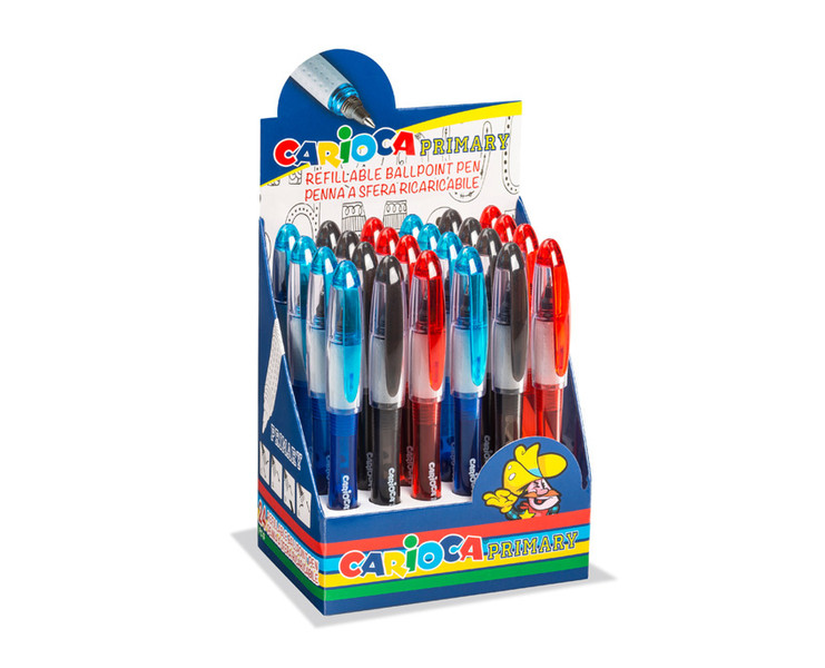 Carioca Primary Stick ballpoint pen Blau 24Stück(e)