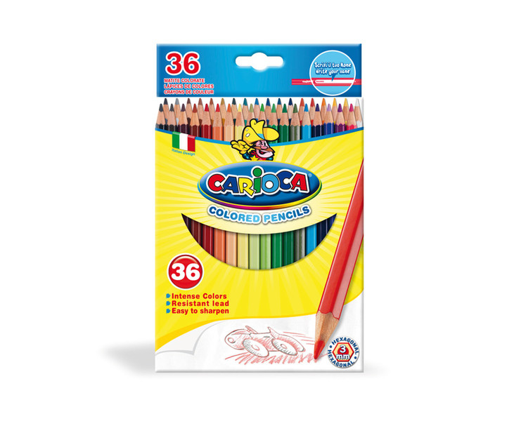 Carioca Hexagonal Мульти 36шт цветной карандаш