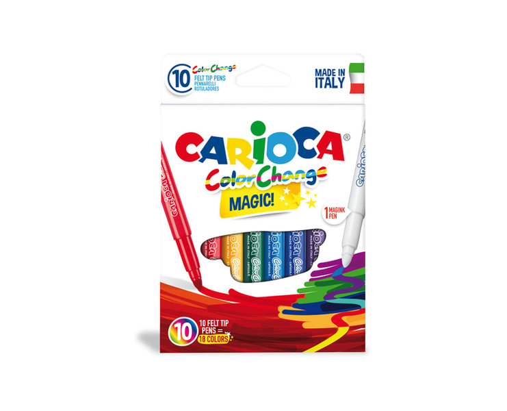 Carioca ColorChange Extra Bold Разноцветный 10шт фломастер