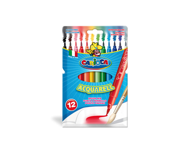 Carioca Acquarell Fine Multicolour 12pc(s) felt pen