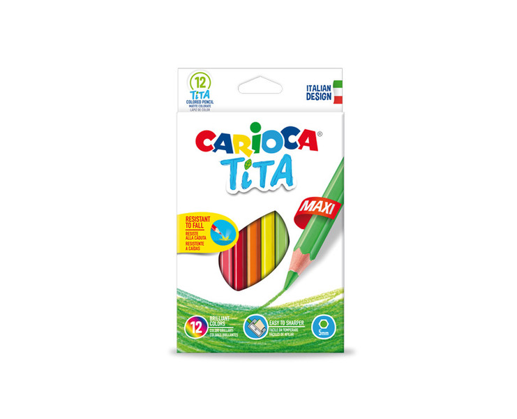 Carioca Tita Maxi Мульти 12шт цветной карандаш