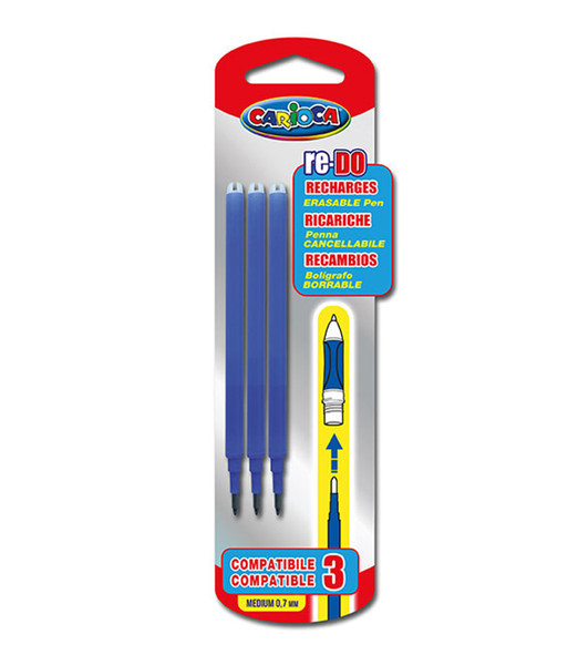 Carioca Re-Do Medium Blue 3pc(s) pen refill