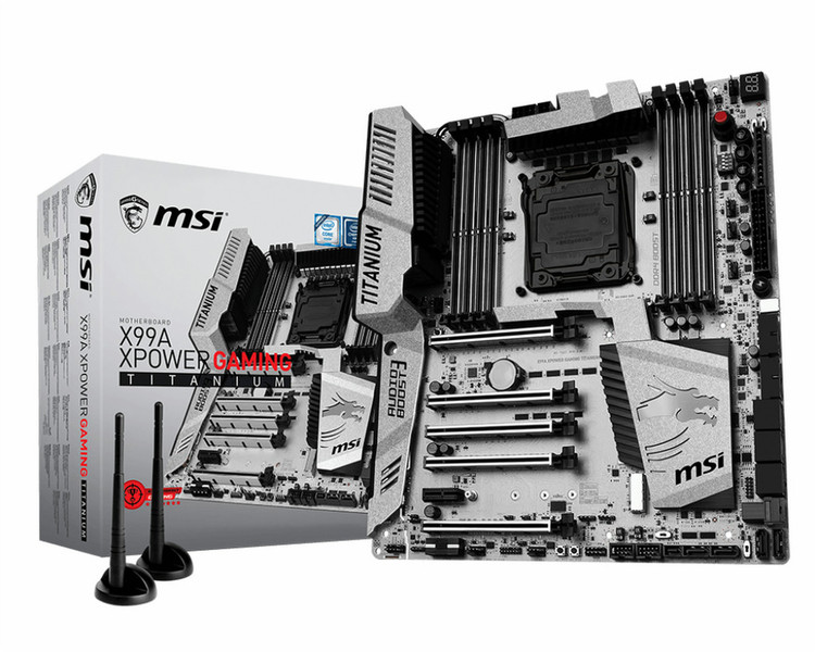 MSI X99A Xpower Gaming Titanium Intel X99 LGA 2011-v3 Extended ATX