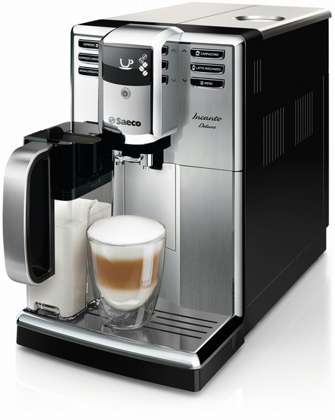 Saeco Incanto HD8921/01 Отдельностоящий Автоматическая Машина для эспрессо 1.8л Черный, Нержавеющая сталь кофеварка