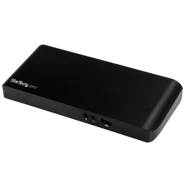 StarTech.com USB-C Dual Monitor Dockingstation für Laptops - MST und Power Delivery - 4K