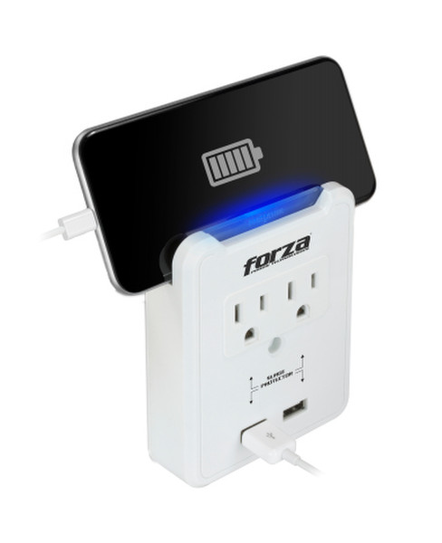 Forza Power Technologies FWT-720USB 2AC outlet(s) 125V White surge protector