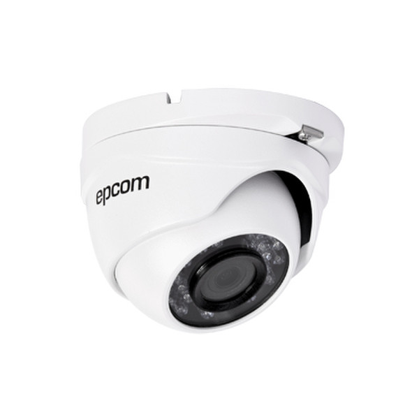 Syscom E8TURBO IP В помещении и на открытом воздухе Dome Белый камера видеонаблюдения