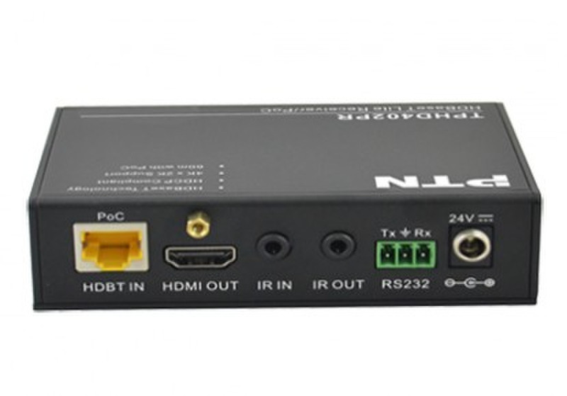 PTN-Electronics TPHD402PR AV receiver Black AV extender