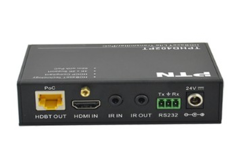 PTN-Electronics TPHD402PT AV transmitter Schwarz Audio-/Video-Leistungsverstärker