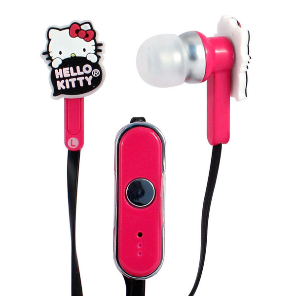 Ginga HK15AURHF15 Стереофонический Вкладыши Черный, Розовый, Белый гарнитура мобильного устройства
